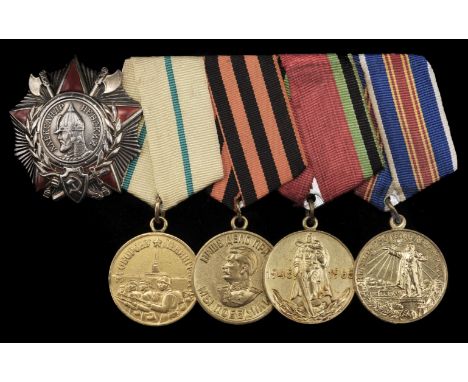 * Russian Medals: 'Ski Company Commander' Lieutenant Aleksandr Mikhailovich Terentyev, Independent Battalion of the 189th Rif