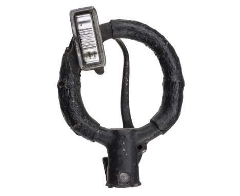 * Spade Grip. WWII Spitfire/Seafire spade grip, circa 1939-45, black painted finish with twin pneumatic gun button painted in