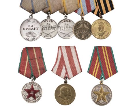 * Russian Medals: Junior Lieutenant A.D. Yakovlev, 538th Army Mortar Regiment, 33rd Army, who provided fire support with his 