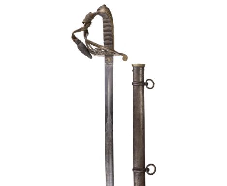 * Victorian P1845 Infantry Officer's Sword, Henry Wilkinson, Pall Mall London, serial number 12704, the 82.5 cm slightly curv