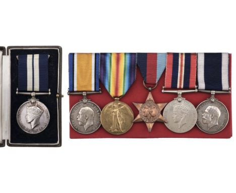 * A WWII Operation 'Royal Marine' DSM group to Chief Petty Office C.J. Vinnicombe, who was part of a Naval Expeditionary Forc