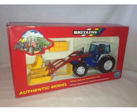 BRITAINS - FORD 5610 TRACTOR AND FRONT LOADER - (9617)