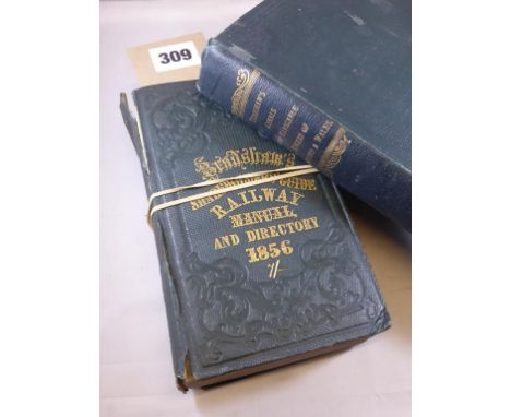 BRADSHAWS 'CANALS AND NAVIGABLE RIVERS OF ENGLAND AND WALES' 1918 AND BRADSHAWS 'SHAREHOLDERS GUIDE RAILWAY MANUAL AND DIRECT