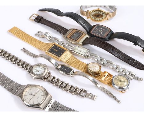 Ladies and Gentlemen's wristwatches, to include examples by Rotary, Limit, Mora etc. (10)