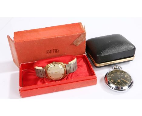 Smiths gentleman's wristwatch, the signed dial with Arabic and baton markers, manual wound, housed in original box, AF, Inger