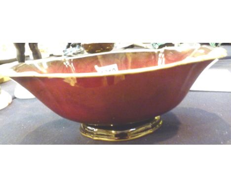 CARLTONWARE FRUIT BOWL. Large Rouge Royale fruit bowl D: 31 cm
