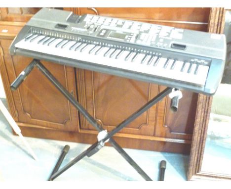 CASIO KEYBOARD, Casio electric keyboard with stand, in working order
