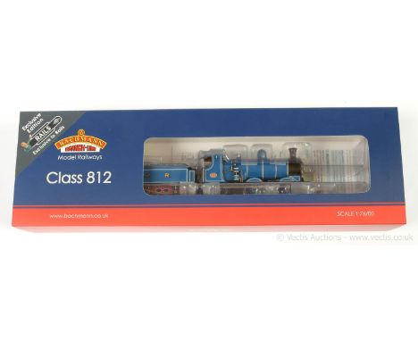 Bachmann OO Gauge exclusive edition Ref 35-280Z 0-6-0 Loco and Tender Caledonian Railway lined blue Class 812 No.828, Near Mi