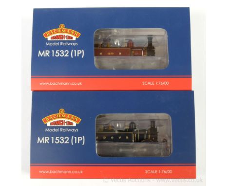 Bachmann OO Gauge pair of Steam Outline Tank Locomotives consisting of a limited edition Ref 37-740K 0-4-4 S&amp;DJR lined bl