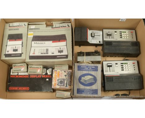 Model Rail control equipment to include Hornby Railways 3 x R950 Zero No.1 Master Control Unit (1 boxed and 2 unboxed), R9570