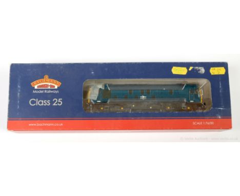 Bachmann OO Gauge 32-326DS Bo-Bo BR blue Class 25 Diesel No.25245, loco is fitted with manufacturers DCC sound onboard and ad