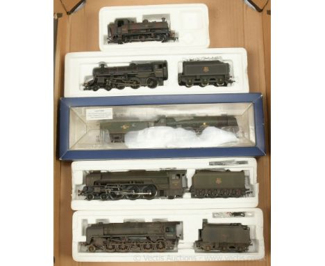 OO Gauge Steam Locos comprising Bachmann 4-6-0 BR green rebuilt Royal Scot Class No.46141 "The North Staffordshire Regiment",