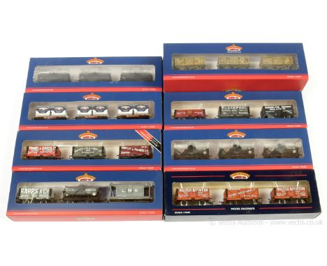 Bachmann OO Gauge group of 3-pack Wagons consisting of Ref 37-076Z North West  Coast Co-op produced for the National Railway 