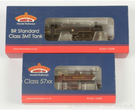 Bachmann OO Gauge Steam Locos comprising 32-217 0-6-0 London Transport lined maroon livery Class 57XX Pannier Tank No.L89, 31