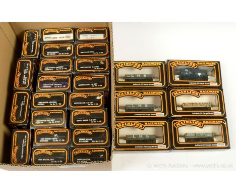 Mainline Railways group of Goods Wagons consisting of 37419 LMS 3-plank x 3, Ref 937361 James Carter &amp; Son Private Owner,