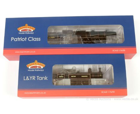 Bachmann OO Gauge pair of British Railways Steam Outline Locomotives consisting of Ref 31-210K 4-6-0 Loco and Tender Patriot 