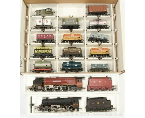 OO Gauge unboxed Locos and Rolling Stock to include Hornby Railways 4-6-0 LMS lined black Stanier Class 5 No.5112, 4-6-2 LMS 