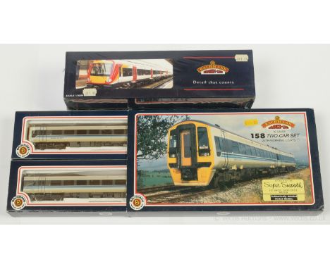 Bachmann OO Gauge 2-car Diesel Motor Units comprising 32-452A South West Trains Class 170/3 Turbostar No.170302, contents are