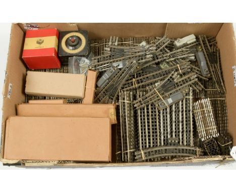 Trix Twin 3-rail Trackwork and Accessories to include Many Ways Station Parts including 38 Main Building, 2 x 14 Wide Platfor