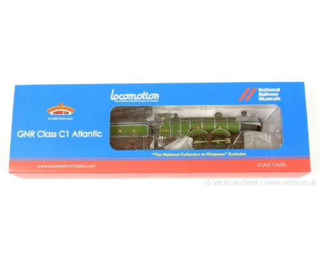 Bachmann OO Gauge Ref 31-760NRM 4-4-2 Loco and Tender Great Northern lined green Class C1 Atlantic No.251. Complete with deta