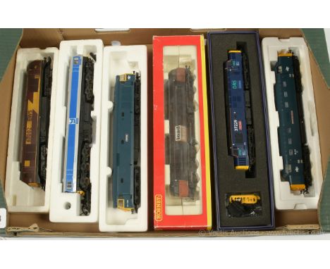 OO Gauge Diesel Locos comprising Vitrains Co-Co DRS blue Class 37 No.37229 "Jonty Jarvis", loco requires attention with Non P