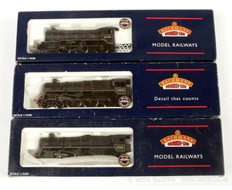 Bachmann OO Gauge trio of BR Steam Outline Locomotives consisting of Ref 32-506 4-6-0 Loco and Tender Standard Class 5MT "The