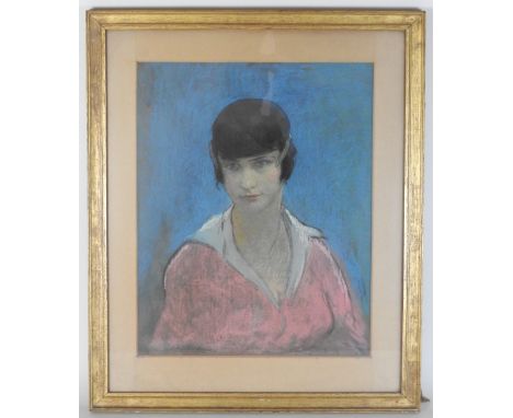 Edgar Chahine (1874-1947)
Portrait of 'Nana',
signed lower left,
pastel
54 x 34cm

Provenance: Bowdon Old Hall, Cheshire

