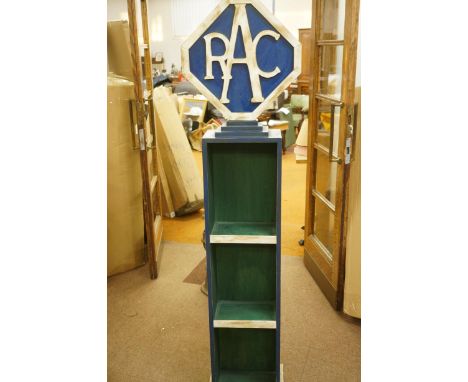 Hand made RAC open bookcase/shelf - Approx 6ft 