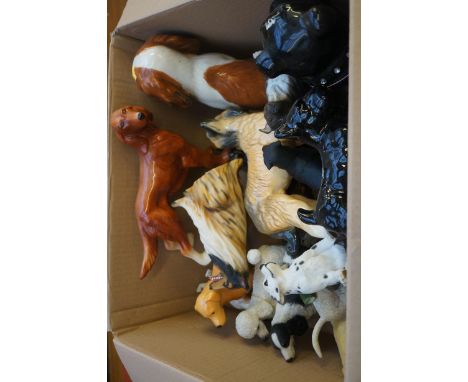 collection of ceramic &amp; pot dogs