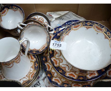 A Royal Albert crown china part Teaset to include bread/ butter plate, cups, saucers, tea plates and slop bowl.
