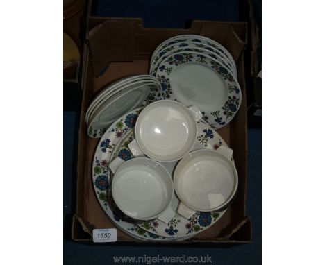 A part-dinner service Midwinter, 'Country Garden' pattern.