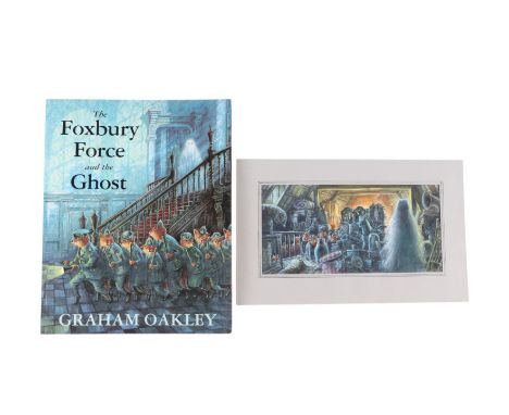 Graham Thomas Oakley (British 1929-2022) - an original proof watercolour from the 'Church Mice' and the 'Foxbury Force' serie