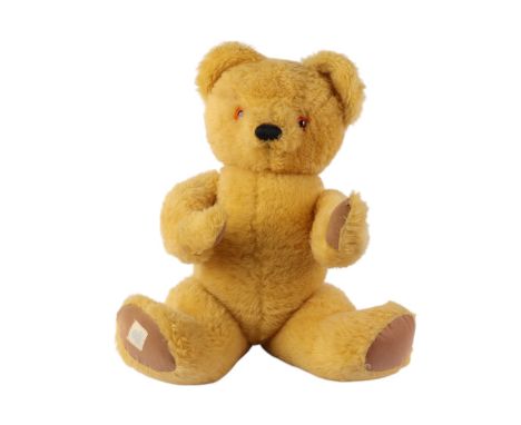 A Chad Valley Hygienic Toys Lewis teddy bear, approx 60cms high, with original box.Condition ReportThe teddy bear would appea