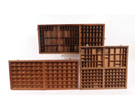 Three vintage printers block trays (3).