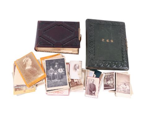 A large collection of cabinet portrait photographs and carte de visite of the Butler-Stoney family, Portland Place, Birr Irel
