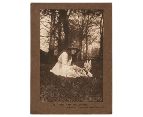 * The Cottingley Fairies. Alice and the Fairies, [and] Iris and the Gnome, July &amp; September 1917, printed by Harold Snell