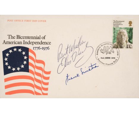 * Presley (Elvis, 1935-1977 &amp; Sinatra, Frank, 1915-1998). A rare double-signed First Day Cover for the Bicentennial of Am