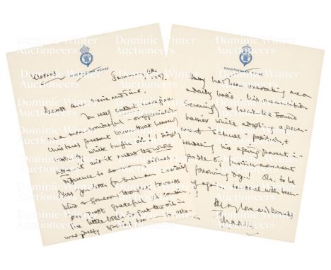 Charles III (Philip Arthur George, 1948-). King of the United Kingdom, 2022-, formerly Prince of Wales. Autograph Letter Sign