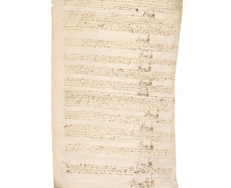 * Medieval Normandy. Two rentals (aveus) of the fee of Quartot (Cartot), pertaining to the fee of Montfarville (Morfarville) 