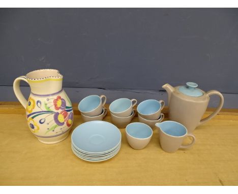 Poole coffee set for 6 and jug&nbsp;