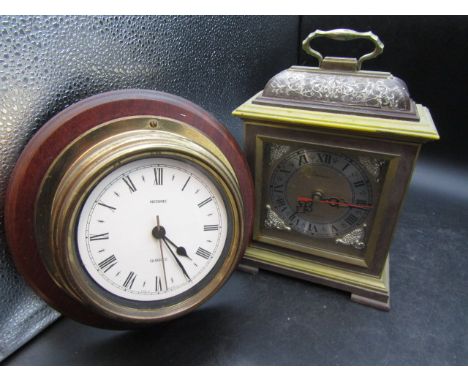 Metamec ship style wall clock and Timemaster mantle clock&nbsp;