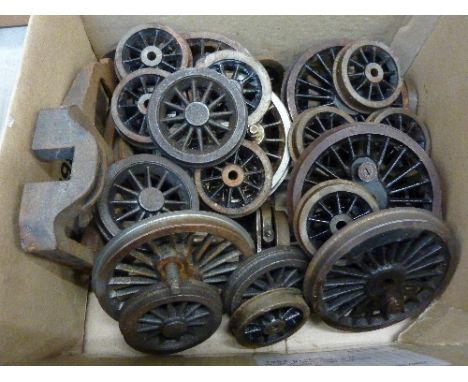 Model locomotive wheels