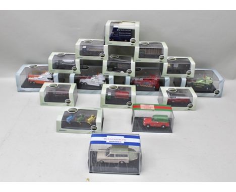 OXFORD DIE-CAST VEHICLES including Oxford Haulage 1:76 scale four heavy recovery trucks including Kardos Recovery, DAF 105 re