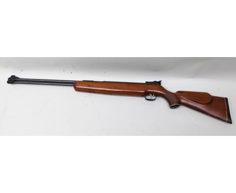 A WEIHRAUCH MODEL HW77 AIR RIFLE .22 calibre serial no.1016748 with underlever action 