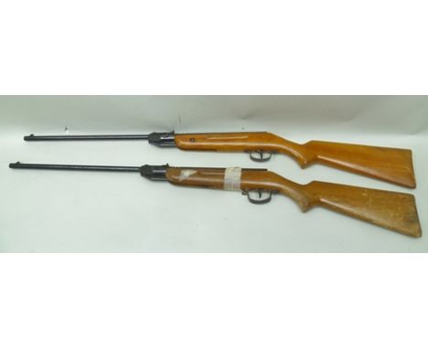 "SLAVIA" MODEL 624 AIR RIFLE calibre .177, break barrel action, serial no. 237219, and ANOTHER "SLAVIA" MODEL 624 AIR RIFLE c