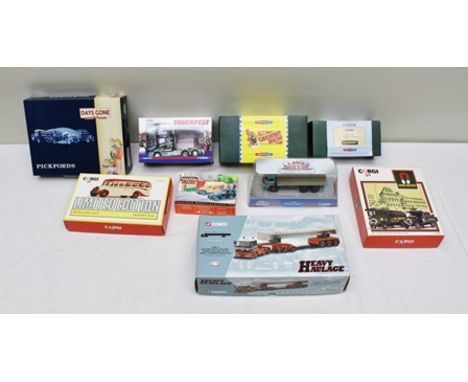 CORGI DIE-CAST LIMITED EDITION MODELS, including Bedford OB Coach Howards Tours, Days Gone vintage model Pickford set (4) box