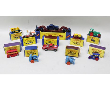 MATCHBOX SERIES A MOKO LESNEY PRODUCTS Die-cast vehicles including Pickfords 200t transporter M6, Caterpillar tractor no.8, D