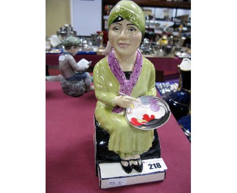 A Peggy Davies Character Jug "Clarice Cliff".