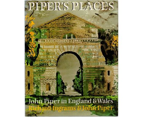 Piper`s Places John Piper in England and Wales. First Edition. Published by Chatto and Windus The Hogarth Press. Hardback Boo