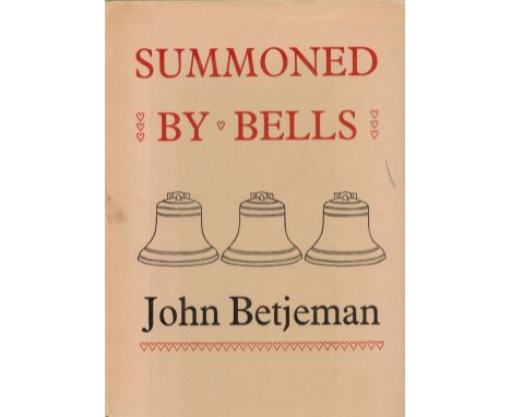 Summoned by Bells by John Betjeman 1960 First Edition Hardback Book with 111 pages published by John Murray London spine is i